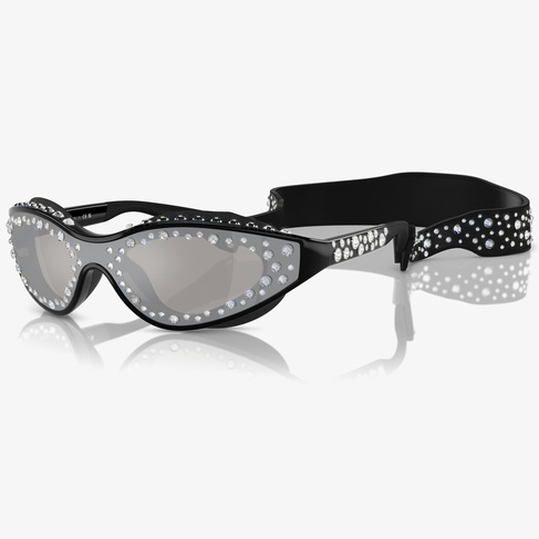  Swarovski Sk624 Kadın Siyah Güneş Gözlüğü