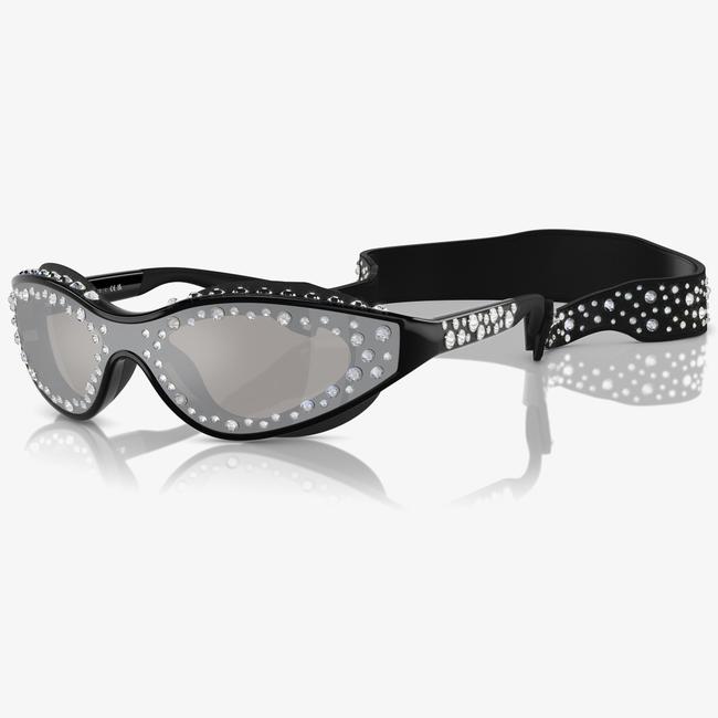  Swarovski Sk624 Kadın Siyah Güneş Gözlüğü