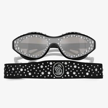  Swarovski Sk624 Kadın Siyah Güneş Gözlüğü