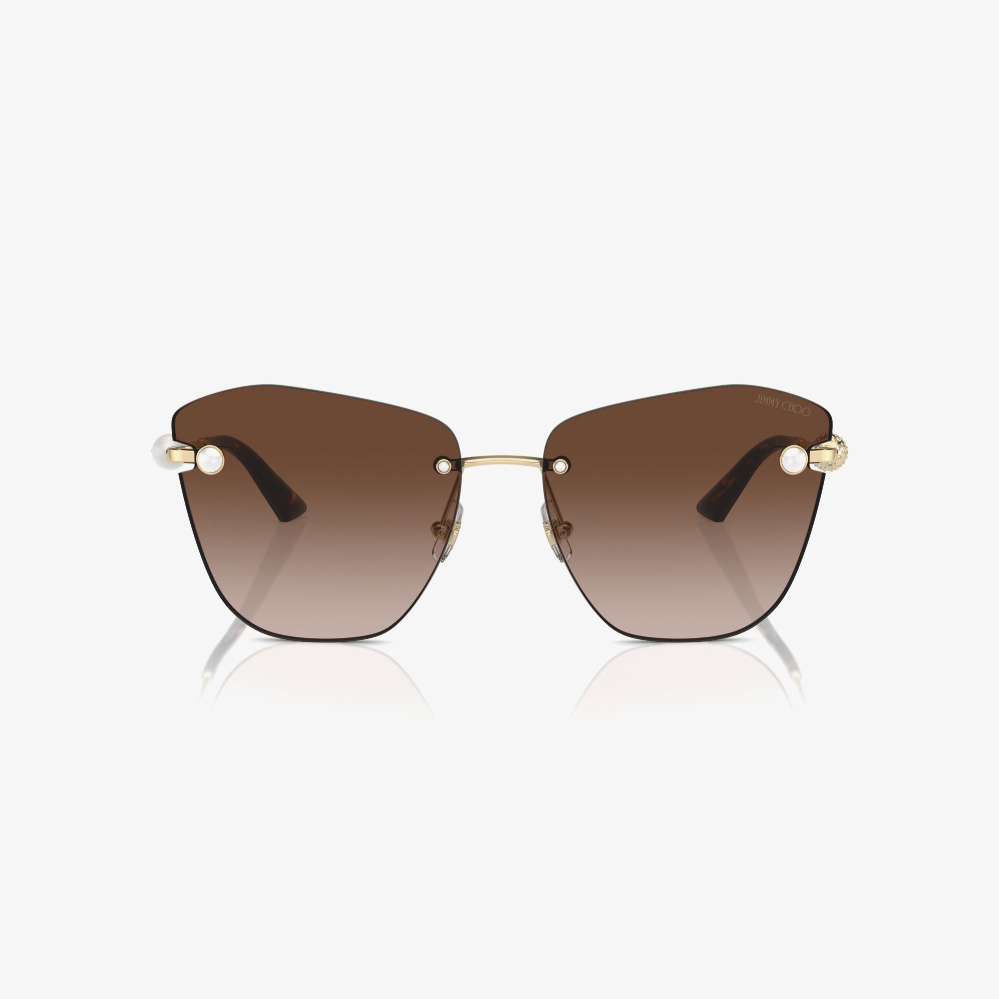JIMMY CHOO Jc44Hb Kadın Altın Rengi Güneş Gözlüğü