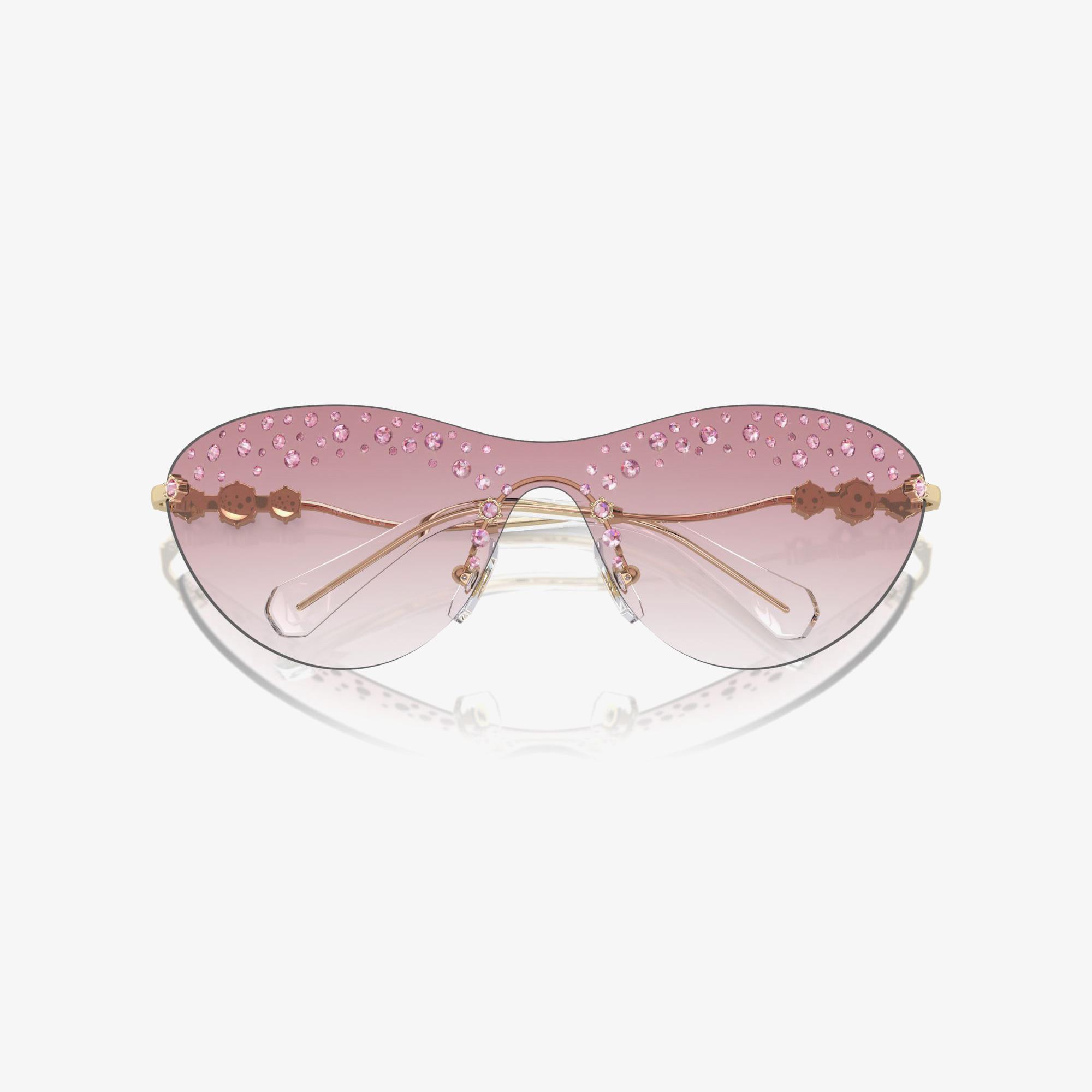 Swarovski Sk723 Kadın Altın Rengi Güneş Gözlüğü