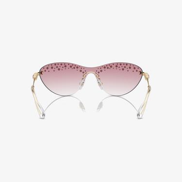  Swarovski Sk723 Kadın Altın Rengi Güneş Gözlüğü