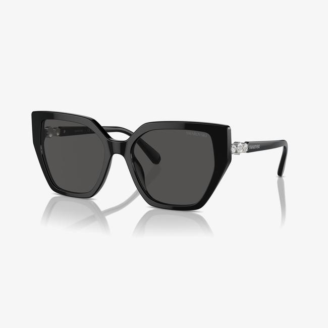  Swarovski Sk616 Kadın Siyah Güneş Gözlüğü