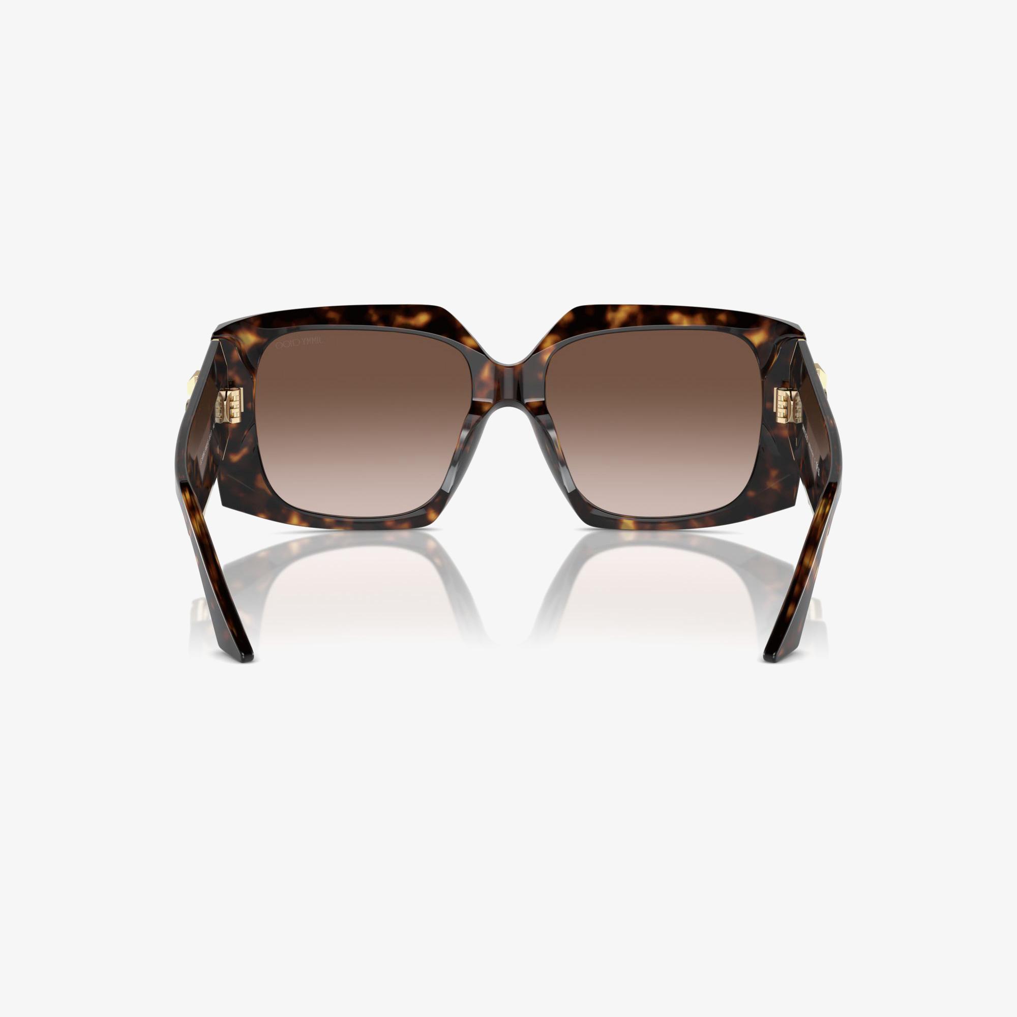 JIMMY CHOO Jc56U Kadın Kahverengi Güneş Gözlüğü