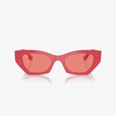  Ray-Ban Zena Unisex Kırmızı Güneş Gözlüğü