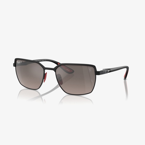  RAY-BAN Rb3743M Scuderia Ferrari Collection Unisex Siyah Güneş Gözlüğü