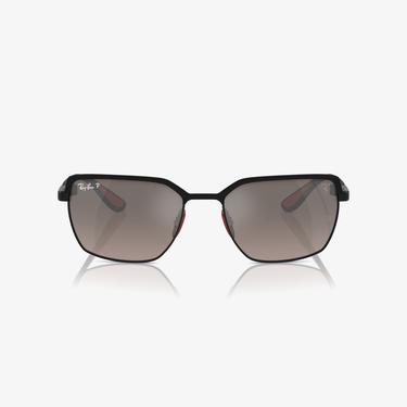  RAY-BAN Rb3743M Scuderia Ferrari Collection Unisex Siyah Güneş Gözlüğü