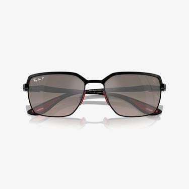  RAY-BAN Rb3743M Scuderia Ferrari Collection Unisex Siyah Güneş Gözlüğü