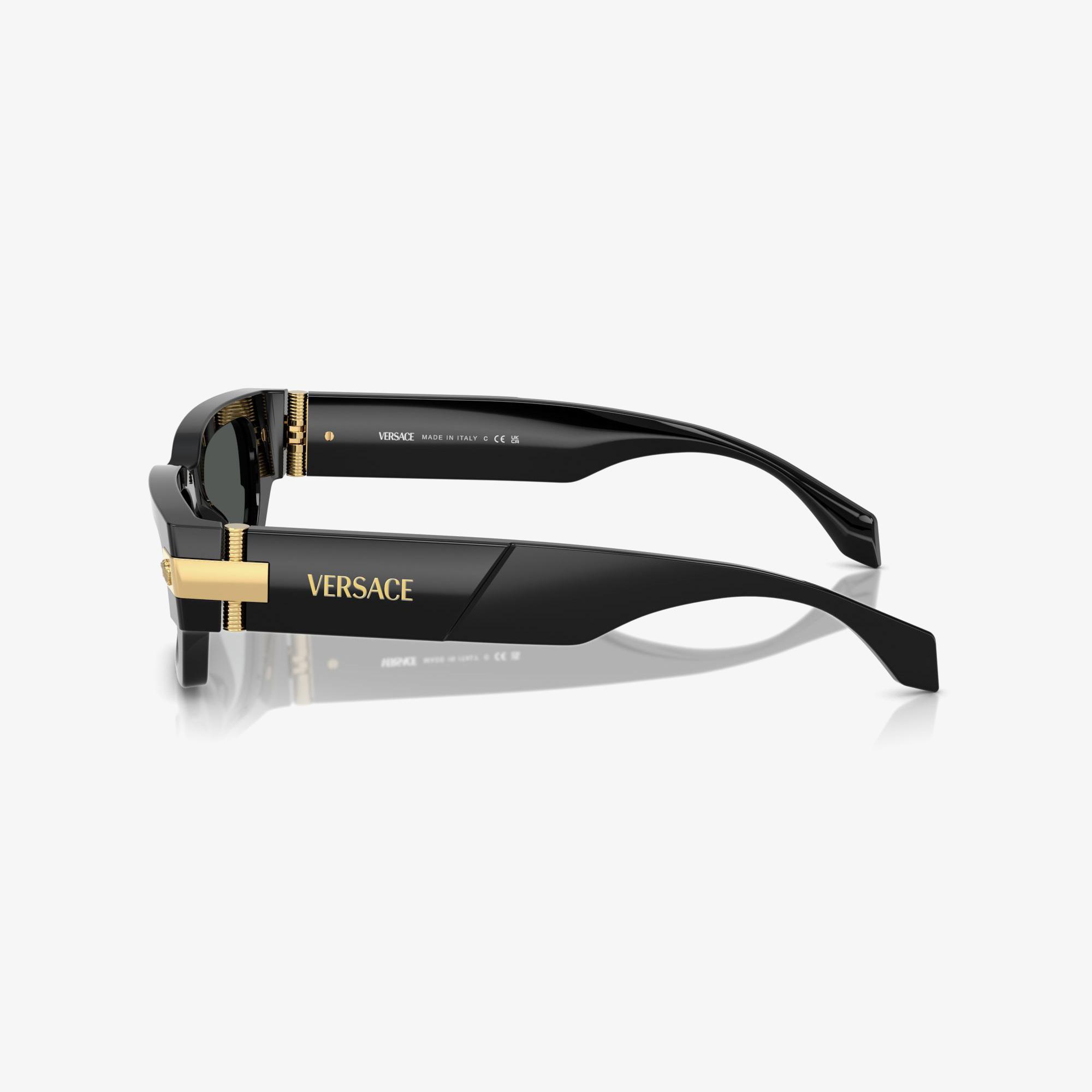 VERSACE Ve4465 Erkek Siyah Güneş Gözlüğü