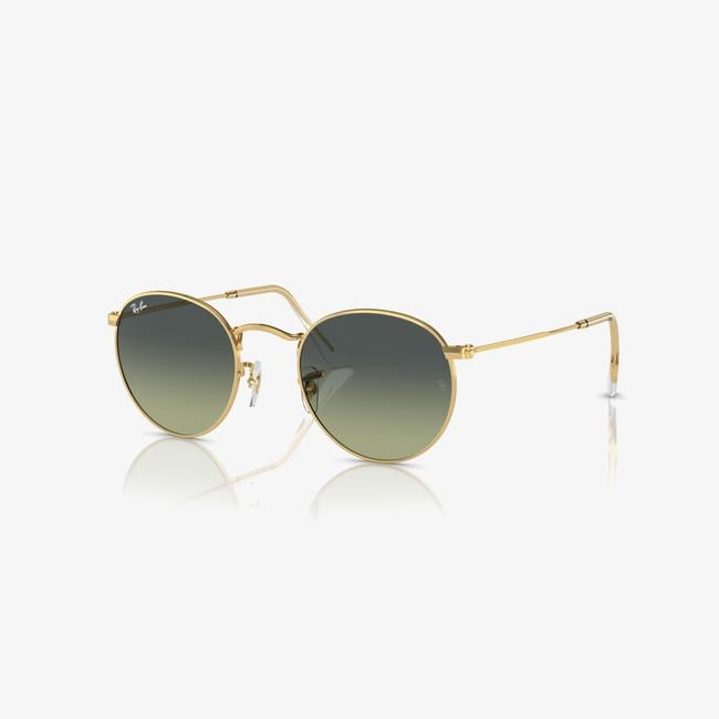  RAY-BAN Round Metal Erkek Altın Rengi Güneş Gözlüğü
