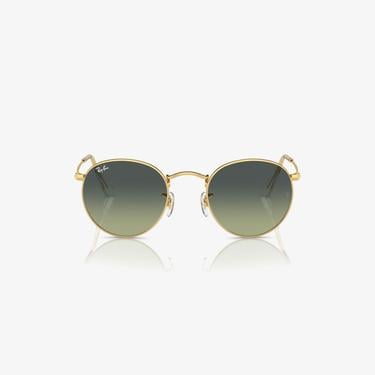  RAY-BAN Round Metal Erkek Altın Rengi Güneş Gözlüğü