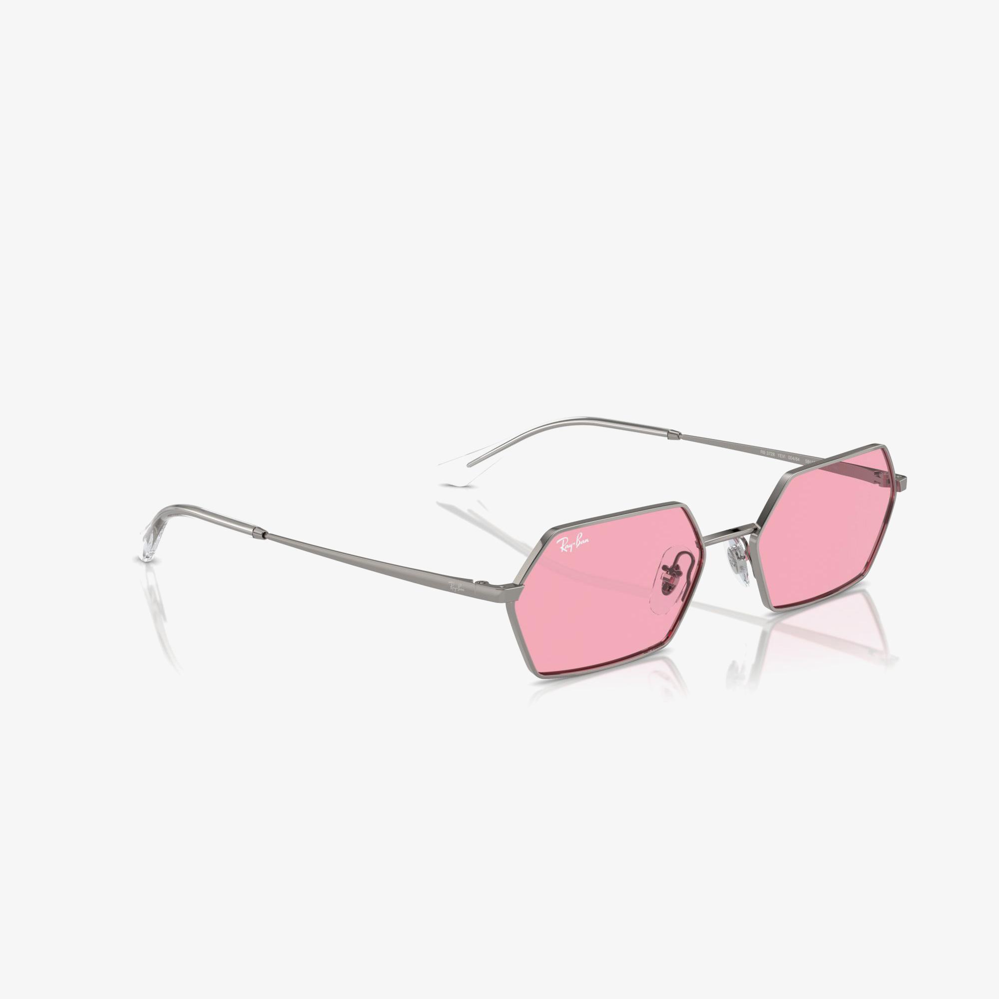 Ray-Ban Yevi Unisex Gri Güneş Gözlüğü