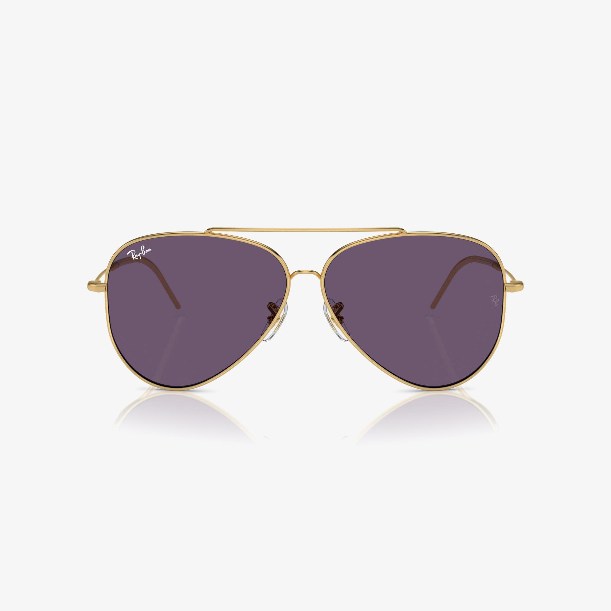 RAY-BAN Aviator Reverse Unisex Altın Rengi Güneş Gözlüğü