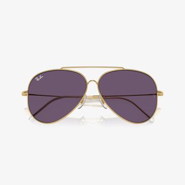  RAY-BAN Aviator Reverse Unisex Altın Rengi Güneş Gözlüğü