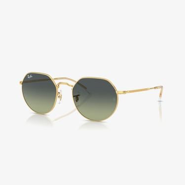  RAY-BAN Jack Unisex Altın Rengi Güneş Gözlüğü