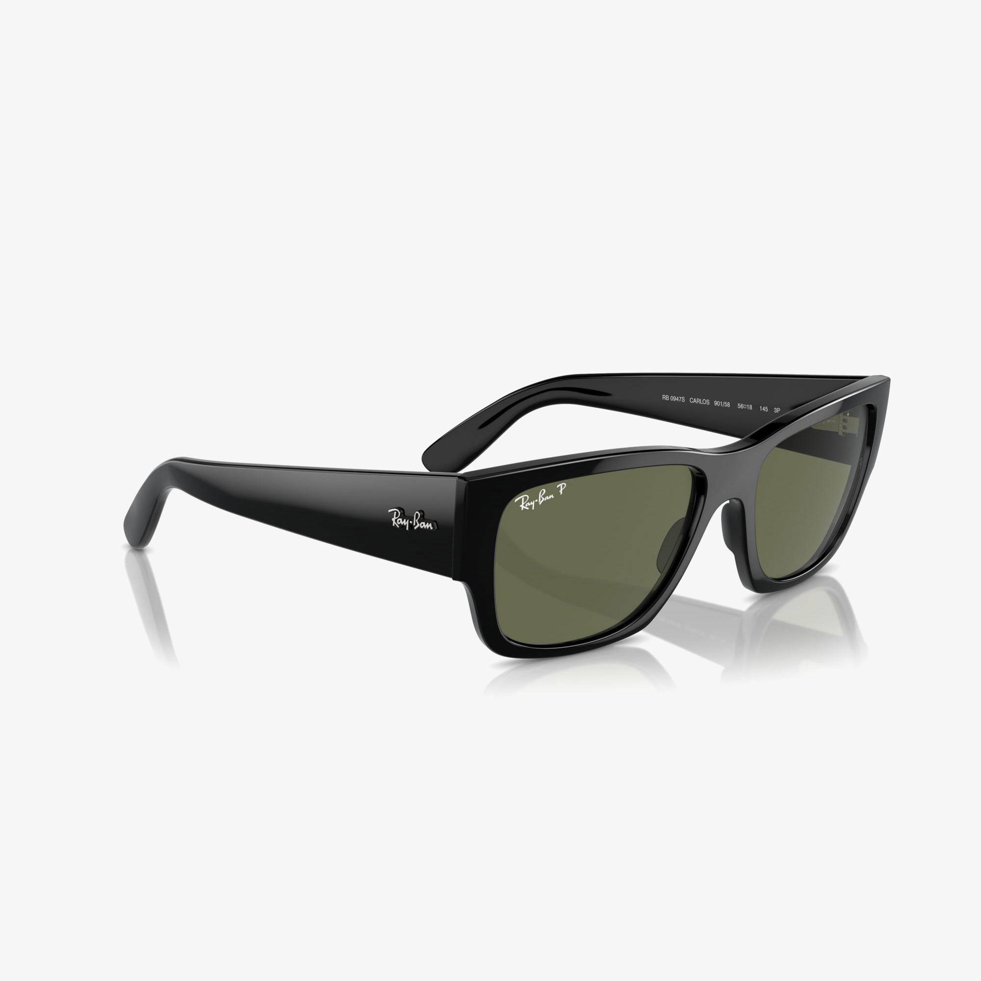 RAY-BAN Carlos Unisex Siyah Güneş Gözlüğü