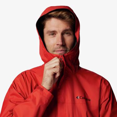  Columbia Watertight Erkek Kırmızı Yağmurluk