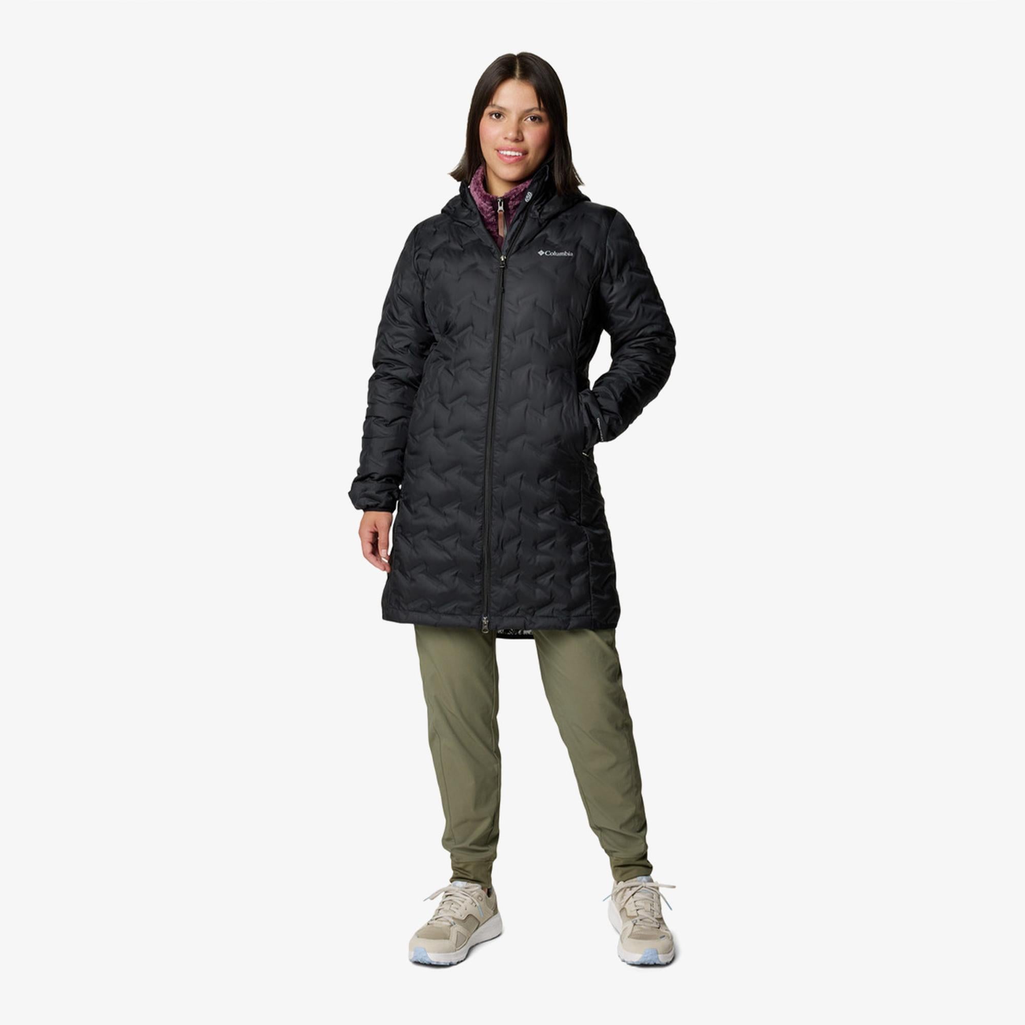 Columbia Delta Ridge II Down Kadın Siyah Mont