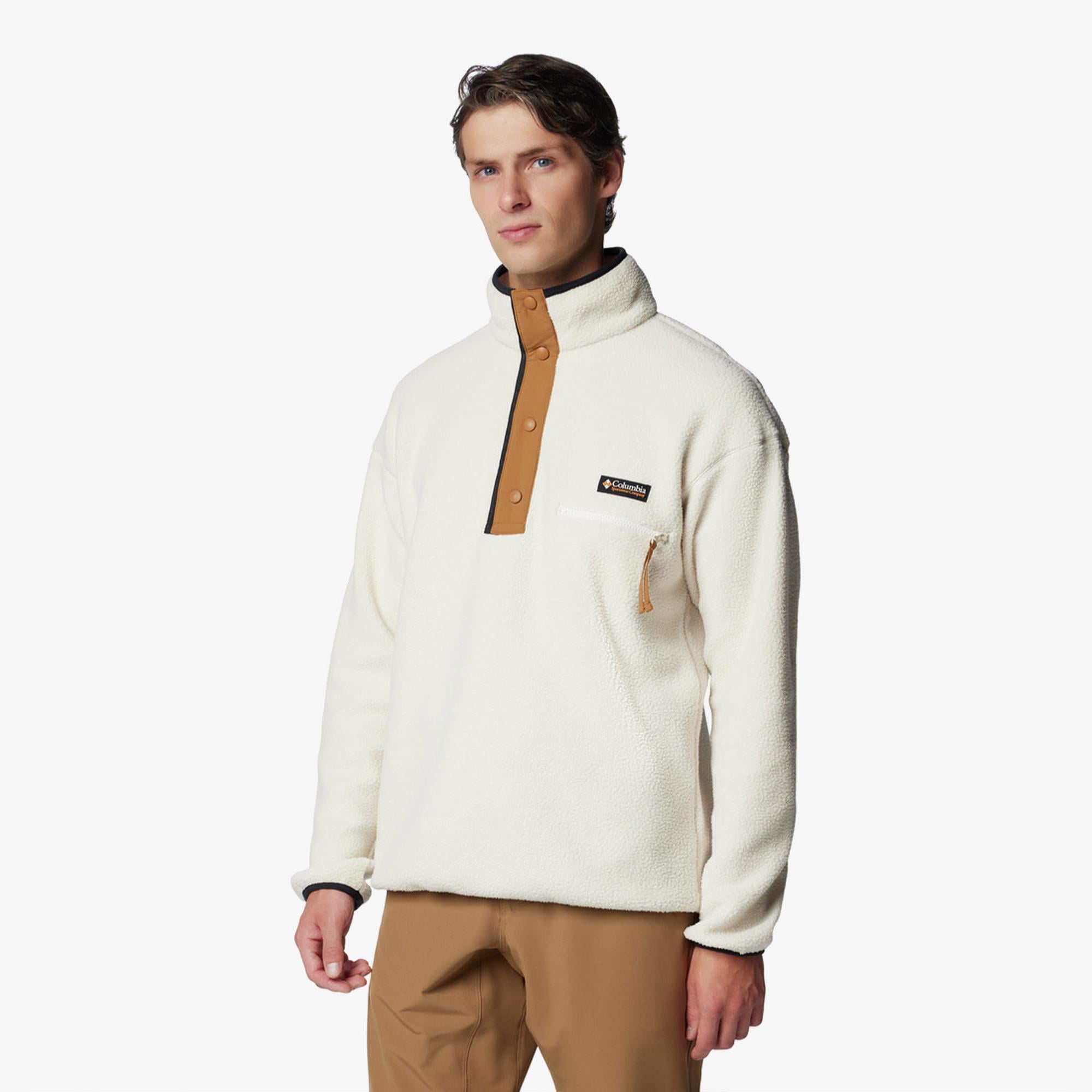 Columbia Helvetia Half Snap Fleece Unisex Bej Mont