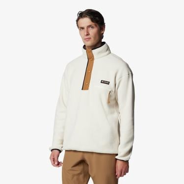  Columbia Helvetia Half Snap Fleece Unisex Bej Mont
