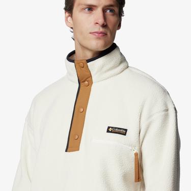  Columbia Helvetia Half Snap Fleece Unisex Bej Mont