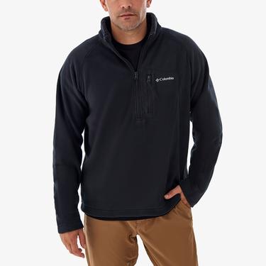  Columbia Fast Trek III Half Zip Erkek Siyah Polar