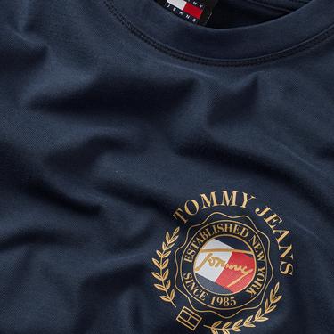  Tommy Jeans Erkek Mavi T-Shirt