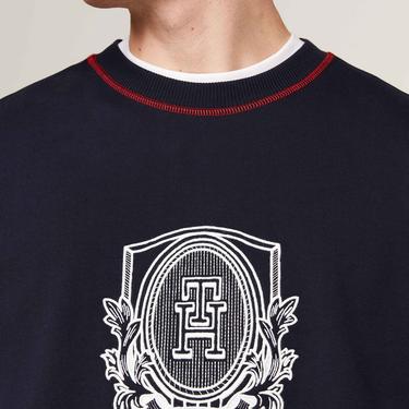  Tommy Hilfiger Erkek Mavi Sweatshirt