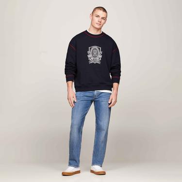  Tommy Hilfiger Erkek Mavi Sweatshirt