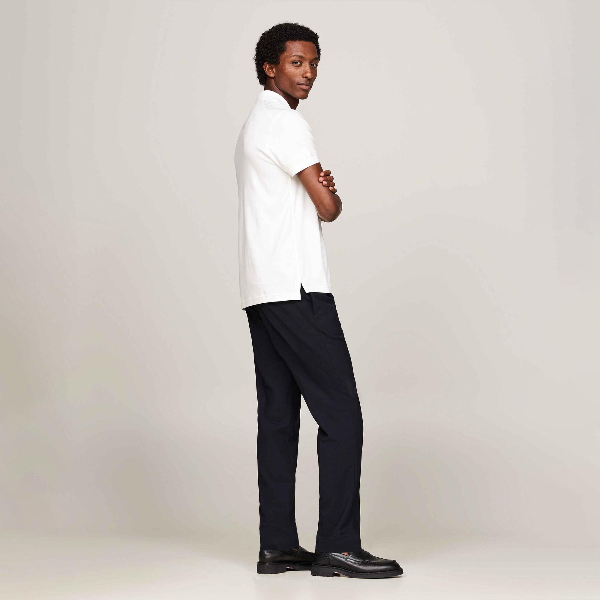 Tommy Hilfiger Erkek Beyaz Polo