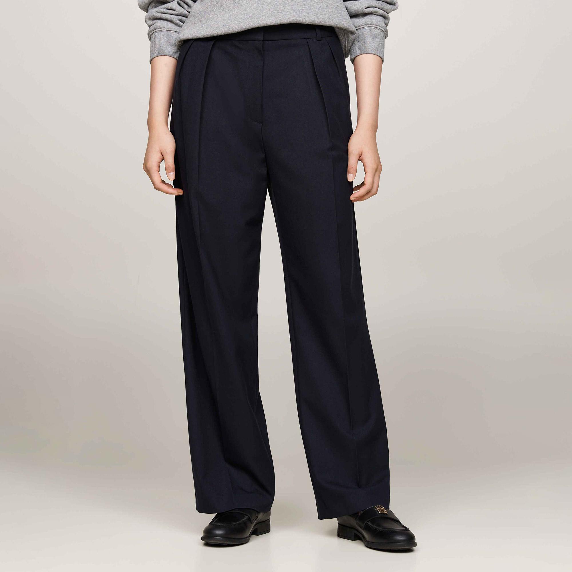 Tommy Hilfiger Kadın Mavi Pantolon