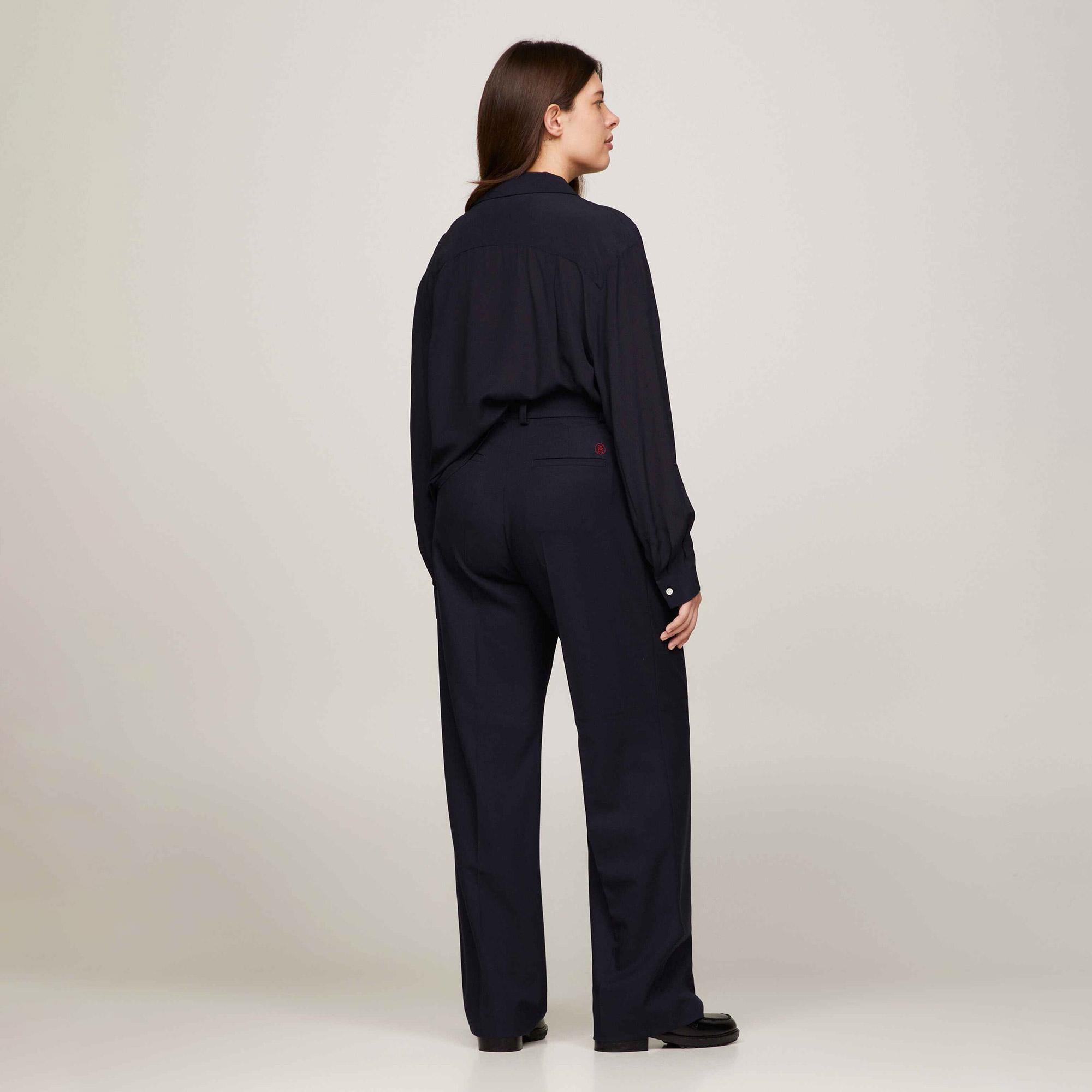 Tommy Hilfiger Kadın Mavi Pantolon