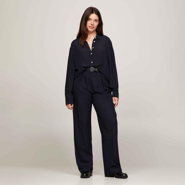  Tommy Hilfiger Kadın Mavi Pantolon