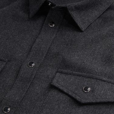  ERKEK LOGO BASKILI GRİ GÖMLEK