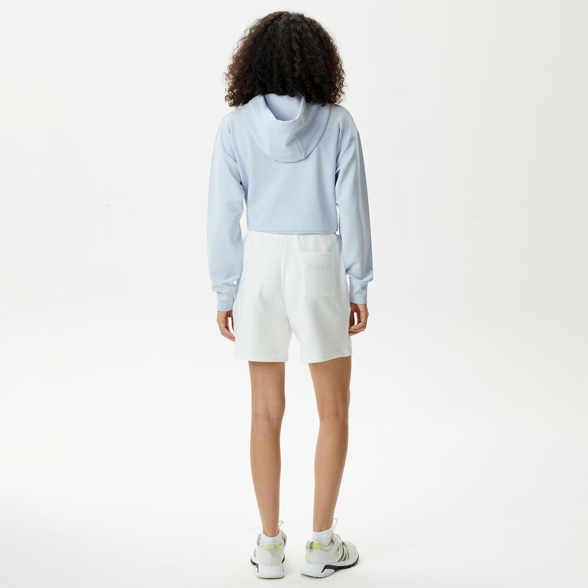 Lacoste Loose Fit Kadın Beyaz Şort