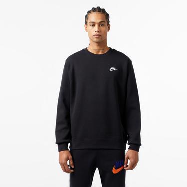 Nike Sportswear Club Crew Erkek Siyah Sweatshirt