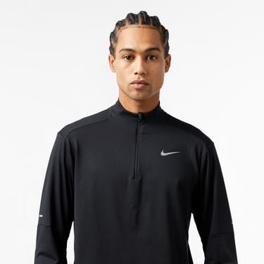  Nike Dri-Fit Element Hz Erkek Siyah Uzun Kollu T-Shirt