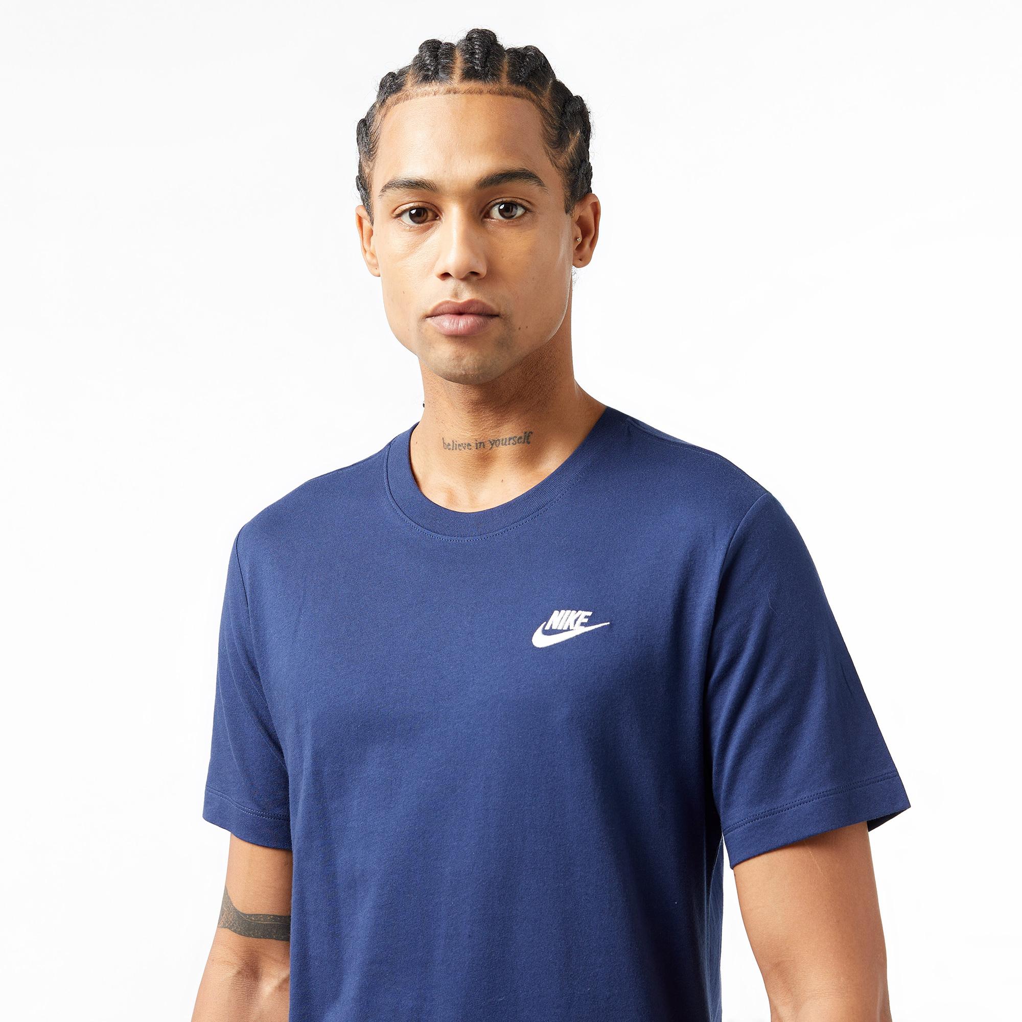 Nike Sportswear Club Erkek Lacivert T-Shirt
