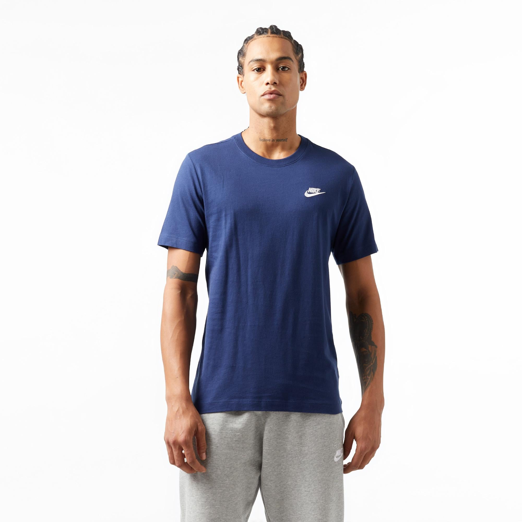 Nike Sportswear Club Erkek Lacivert T-Shirt