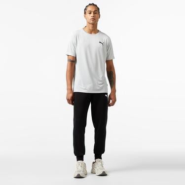  Puma Actİve Small Logo Erkek Gri Günlük T-Shirt