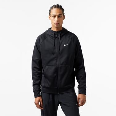  Nike Therma-Fit Full-Zip Erkek Siyah Hoodie