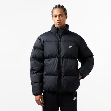  Nike Club Puffer Erkek Siyah Mont