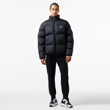  Nike Club Puffer Erkek Siyah Mont