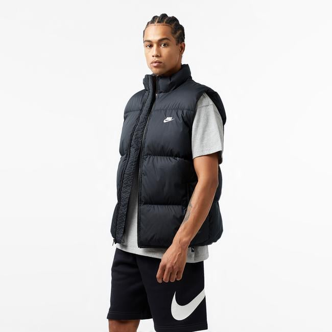  Nike Club Puffer Erkek Siyah Yelek