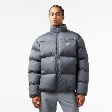  Nike Sportswear Club Puffer Erkek Gri Mont