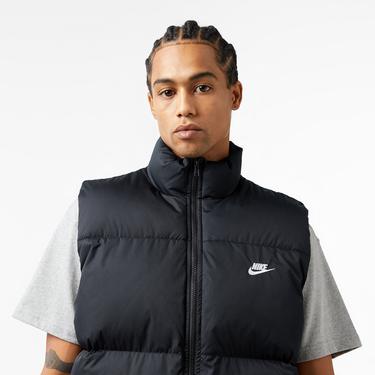  Nike Club Puffer Erkek Siyah Yelek