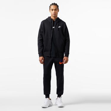 Nike Sportswear Club Hoodie Fz Bb Erkek Siyah Sweatshirt