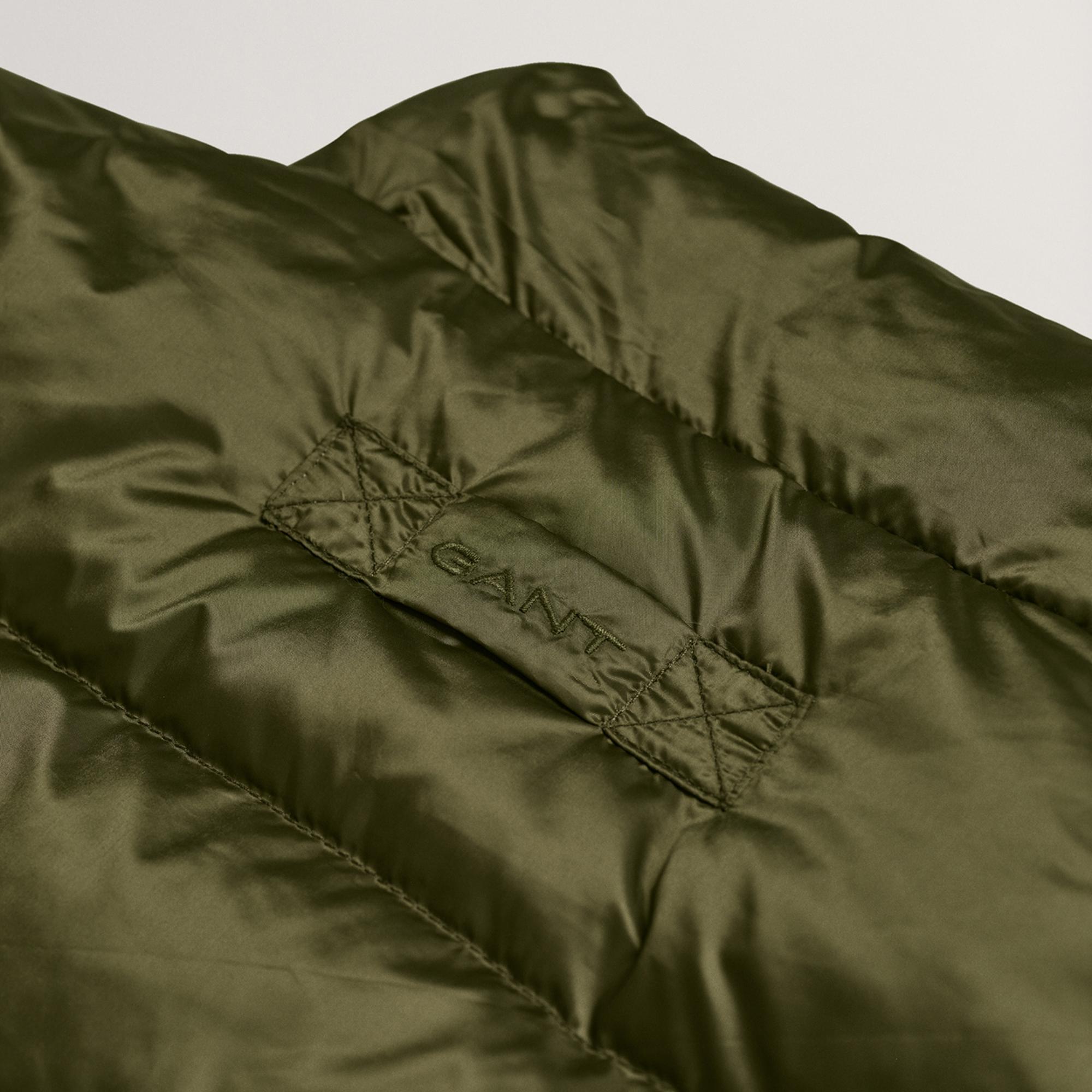 GANT Erkek Yeşil Dik Yaka Kaz Tüyü Mont