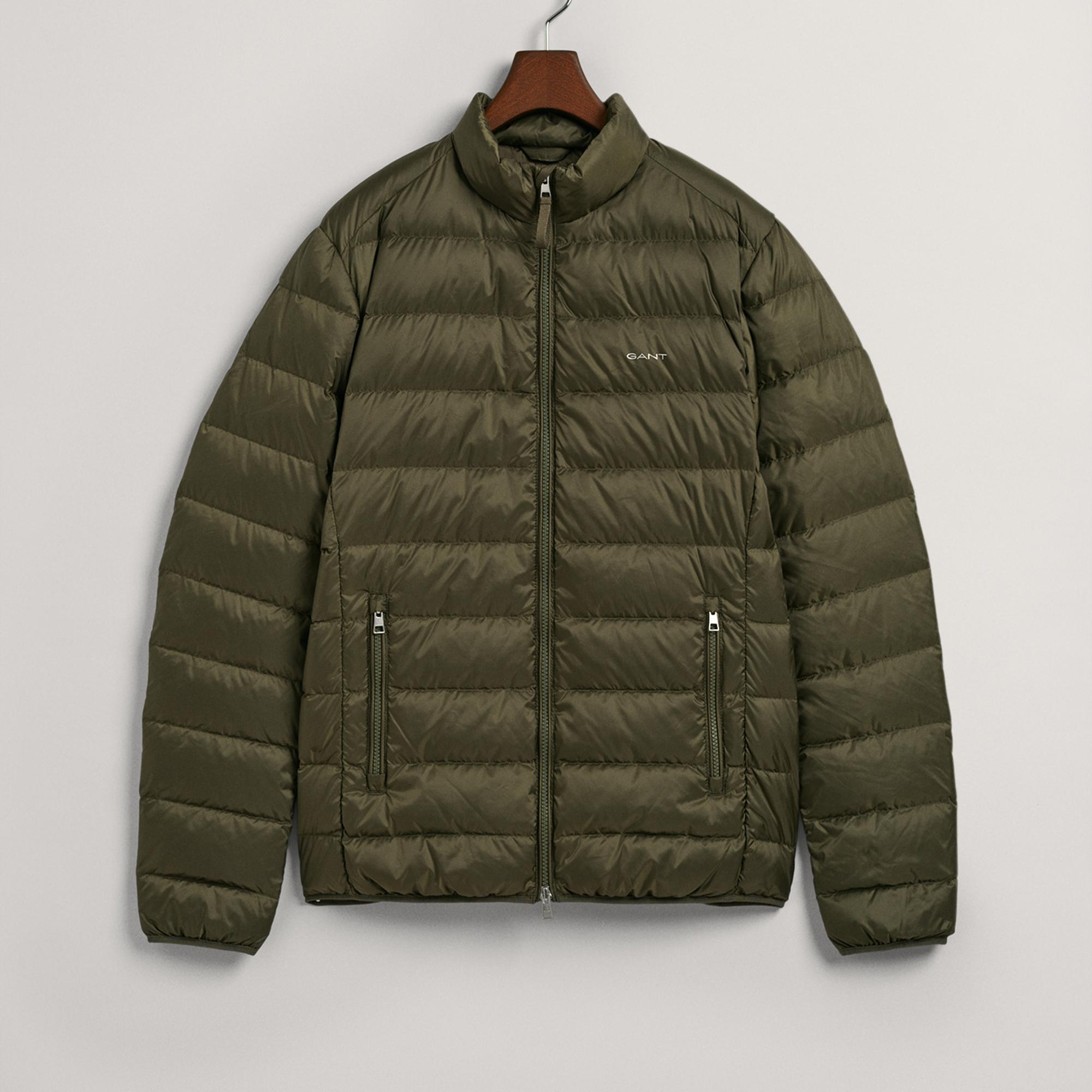 GANT Erkek Yeşil Dik Yaka Kaz Tüyü Mont