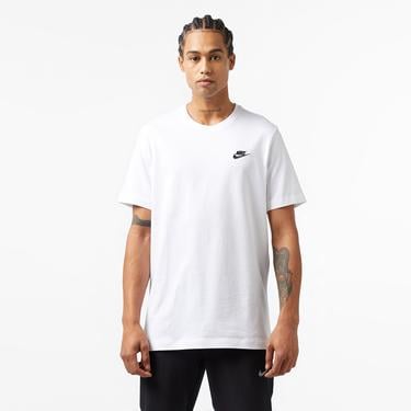  Nike Sportswear Club Erkek Beyaz T-Shirt